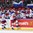 BUFFALO, NEW YORK - DECEMBER 26: Russia's Klim Kostin #24 and Marsel Sholokhov #19 celebrate at the bench after a first period goal against the Czech Republic during preliminary round action at the 2018 IIHF World Junior Championship. (Photo by Matt Zambonin/HHOF-IIHF Images)

